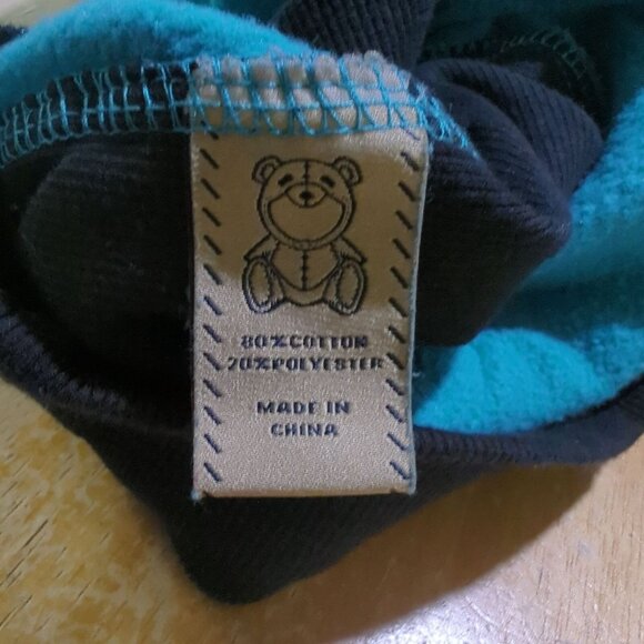 Entree LS Authentic Bear Skateboard Sweatshirt Size Small Blue Black long sleeve - Picture 8 of 16